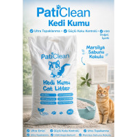 Pati Clean 20 Lt Marsilya Sabun Kokulu Ince Taneli  Kedi Kumu